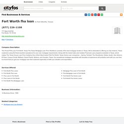 Fort Worth fha loan - Fort Worth, Texas