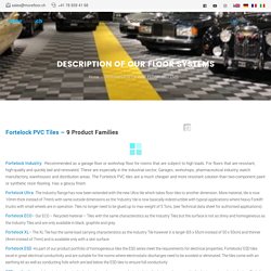 FLOORING PRODUCTS - Fortelock Industry
