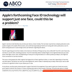 Apple’s forthcoming Face ID technology will support just one face, could this be a problem?
