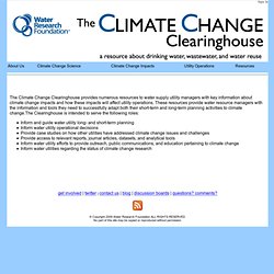 ClimateChangeClearinghouse - ForTheWaterCommunity