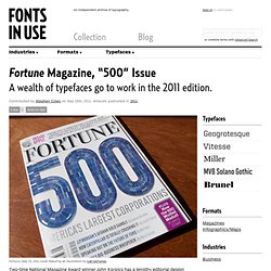 Fortune Magazine, “500” Issue