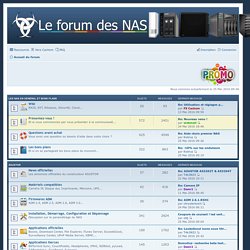 Forum des NAS - Page d’accueil