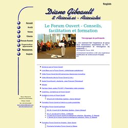 Forum Ouvert - Diane Gibeault
