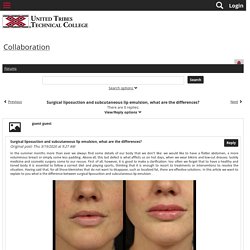 Surgical liposuction and subcutaneous lip emulsion, what are the differences?