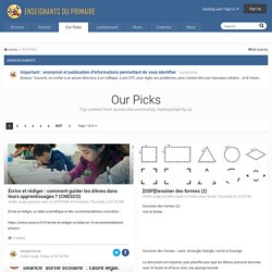 Our Picks - Forums Enseignants du primaire