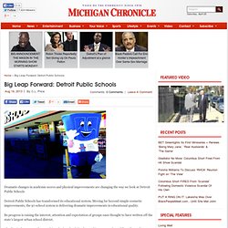 Big Leap Forward: Detroit Public Schools