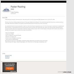 Foster Roofing on LookUpPage