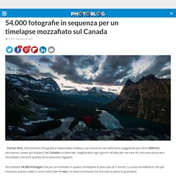54.000 fotografie in sequenza per un timelapse mozzafiato sul Canada