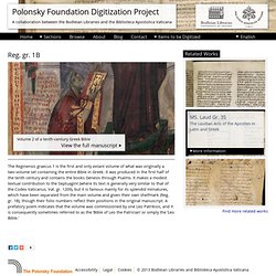 Polonsky Foundation Digitization Project