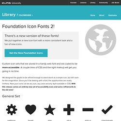 Foundation Icons Fonts - ZURB Playground - ZURB.com