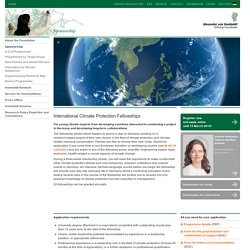International Climate Protection Fellowship