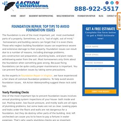 Foundation Repair: Top Tips To Avoid Foundation Issues