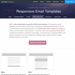 Responsive Email Templates