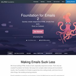 Ink: A Responsive Email Framework from ZURB