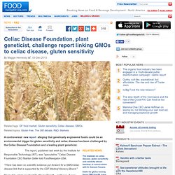 FOOD NAVIGATOR 13/12/13 Celiac Disease Foundation, plant geneticist, challenge report linking GMOs to celiac disease, gluten sen