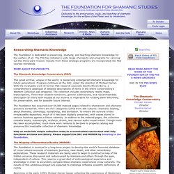 Work of the Foundation for Shamanic Studies