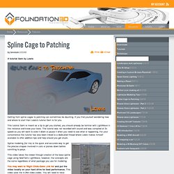 Foundation 3D - Spline Cage to Patching