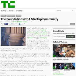 The Foundations Of A Startup Community