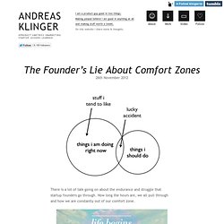 The Founder’s Lie About Comfort Zones
