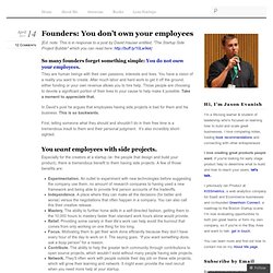 Founders: You don’t own your employees