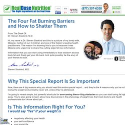 The Four Fat Burning Barriers and How to Shatter Them