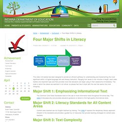 Four Major Shifts in Literacy