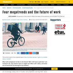 Four megatrends and the future of work