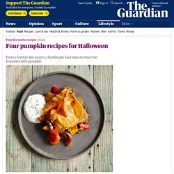 Four pumpkin recipes for Halloween