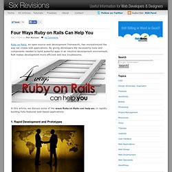 Four Ways Ruby on Rails Can Help You