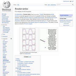 Fourier series