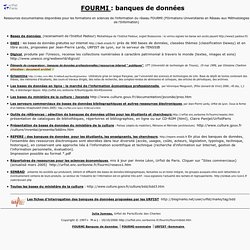 FOURMI : banques de données en accès libre