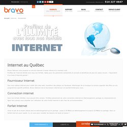 Forfait internet, Fournisseur internet et connection internet | Bravo