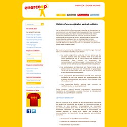 Fournisseur d&#039;électricité verte - Le projet Enercoop