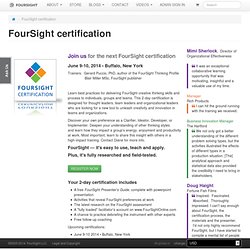 FourSight - About, Certification