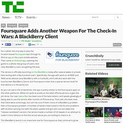 foursquare BlackBerry