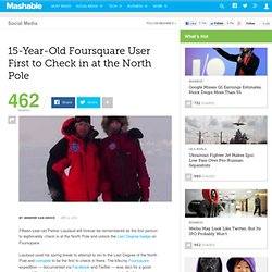 15-Year-Old Foursquare User First to Check in at the North Pole