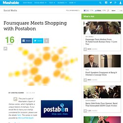 Postabon: Foursquare Goes Shopping