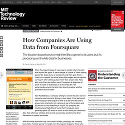 How Companies Are Using Data from Foursquare
