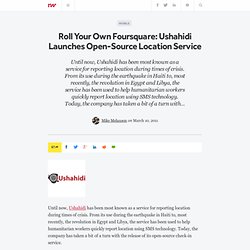 Ushahidi Open-Source Location service