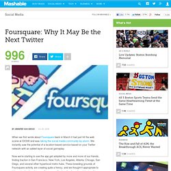 Foursquare NextTwitter?