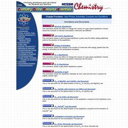 CORE_Chapter Fourteen - Gas Phase, Solubility, Complex Ion Equilibria