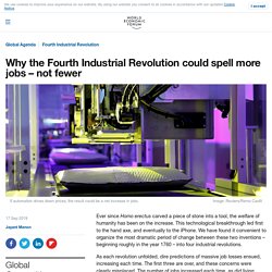 The Fourth Industrial Revolution could spell more jobs – not fewer