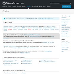 WordPress Codex