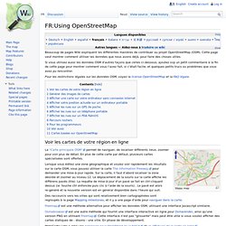 FR:Using OpenStreetMap