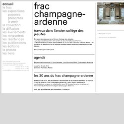 FRAC champagne-ardenne