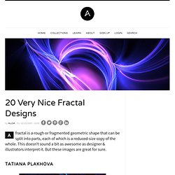 20 Very Nice Fractal Designs