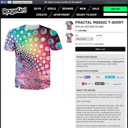 Fractal Mosaic T-Shirt - RageOn! - The World's Largest All-Over-Print Online Store