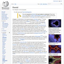 FRACTALS-understand everything, intuitively