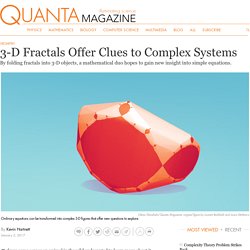 3-D Fractals Offer Clues to Complex Systems