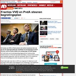 Fracties VVD en PvdA steunen begrotingsplan